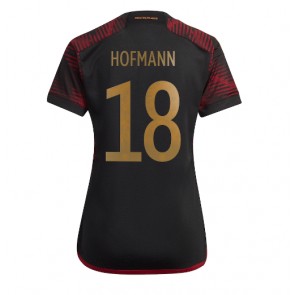 Tyskland Jonas Hofmann #18 Bortatröja Kvinnor VM 2022 Kortärmad